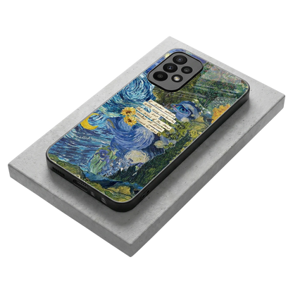 Masterpiece stylish phone case for samsung galaxy a23 | glossy glass and slim fit