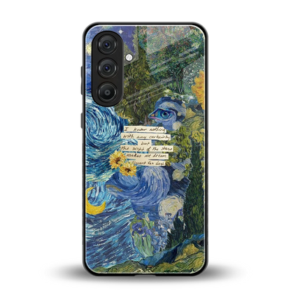 Masterpiece back phone cover | glass case for samsung galaxy a55 5g