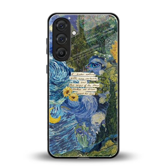 Masterpiece back phone cover | glass case for samsung galaxy m35 5g