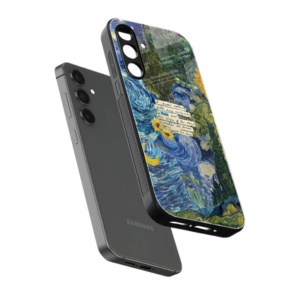 Masterpiece sleek samsung galaxy a55 5g cover with tempered glass back and TPU edges