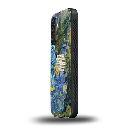 Masterpiece samsung galaxy a55 5g mobile cover | shockproof glass phone case