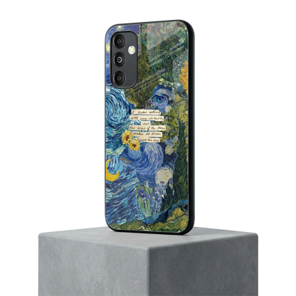 Masterpiece samsung galaxy m14 5g mobile cover | shockproof glass phone case