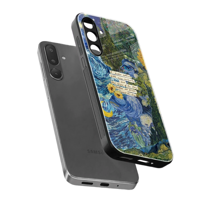 Masterpiece sleek samsung galaxy m36 5g cover with tempered glass back and TPU edges