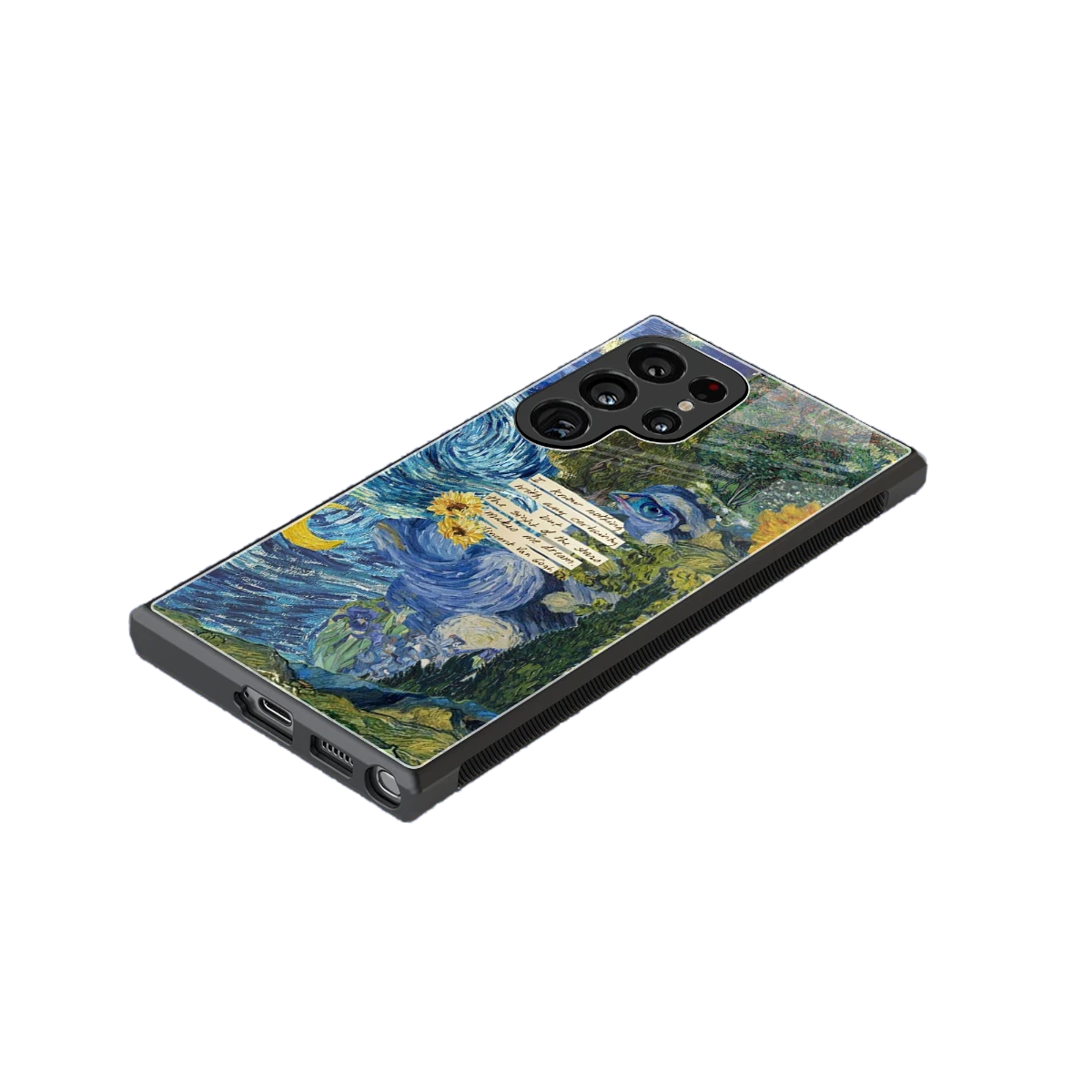 Masterpiece stylish phone case for samsung galaxy s24 ultra | glossy glass and slim fit