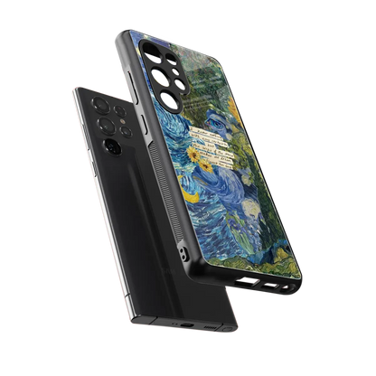 Masterpiece sleek samsung galaxy s25 ultra cover with tempered glass back and TPU edges