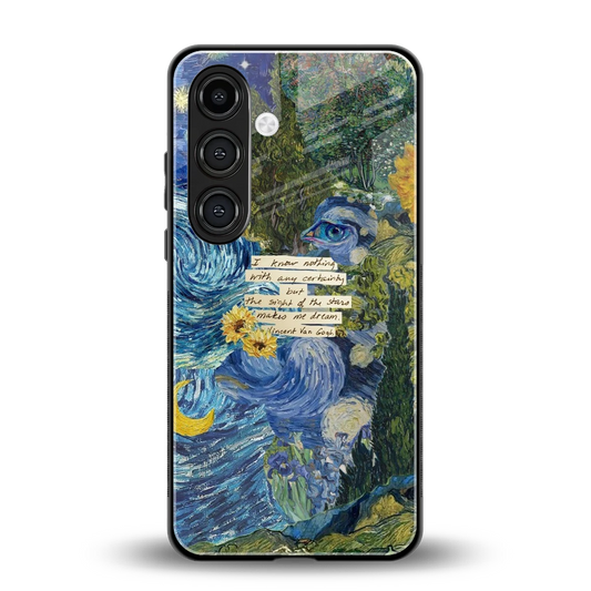 Masterpiece back phone cover | glass case for samsung galaxy s24 plus