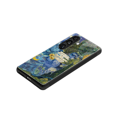 Masterpiece stylish phone case for samsung galaxy s24 fe | glossy glass and slim fit