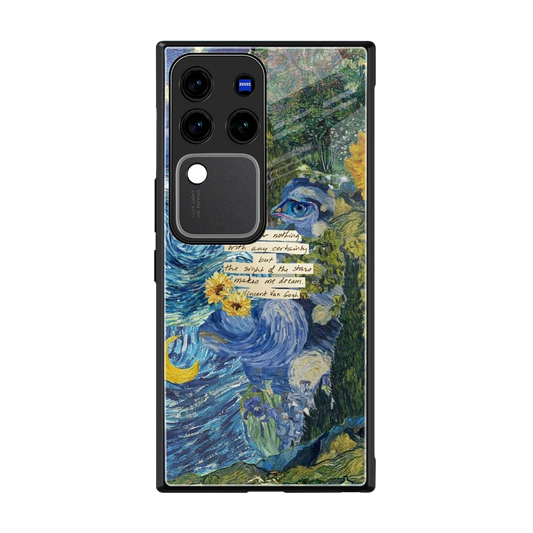 Masterpiece back phone cover | glass case forvivo v30 pro