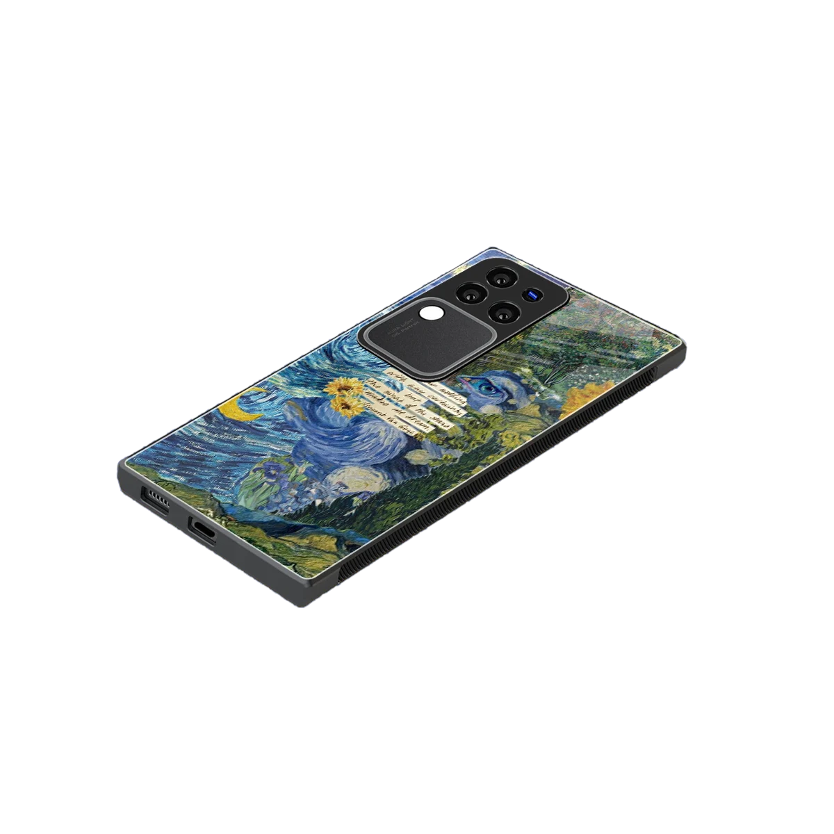 Masterpiece stylish phone case forvivo v30 pro | glossy glass and slim fit