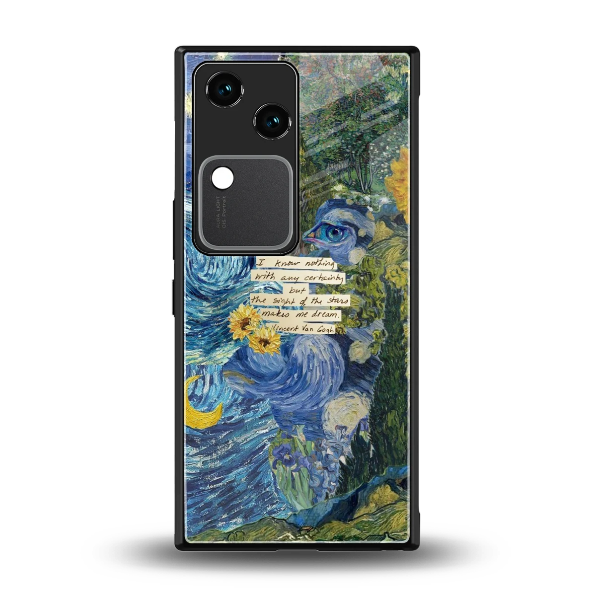 Masterpiece back phone cover | glass case for vivo v30