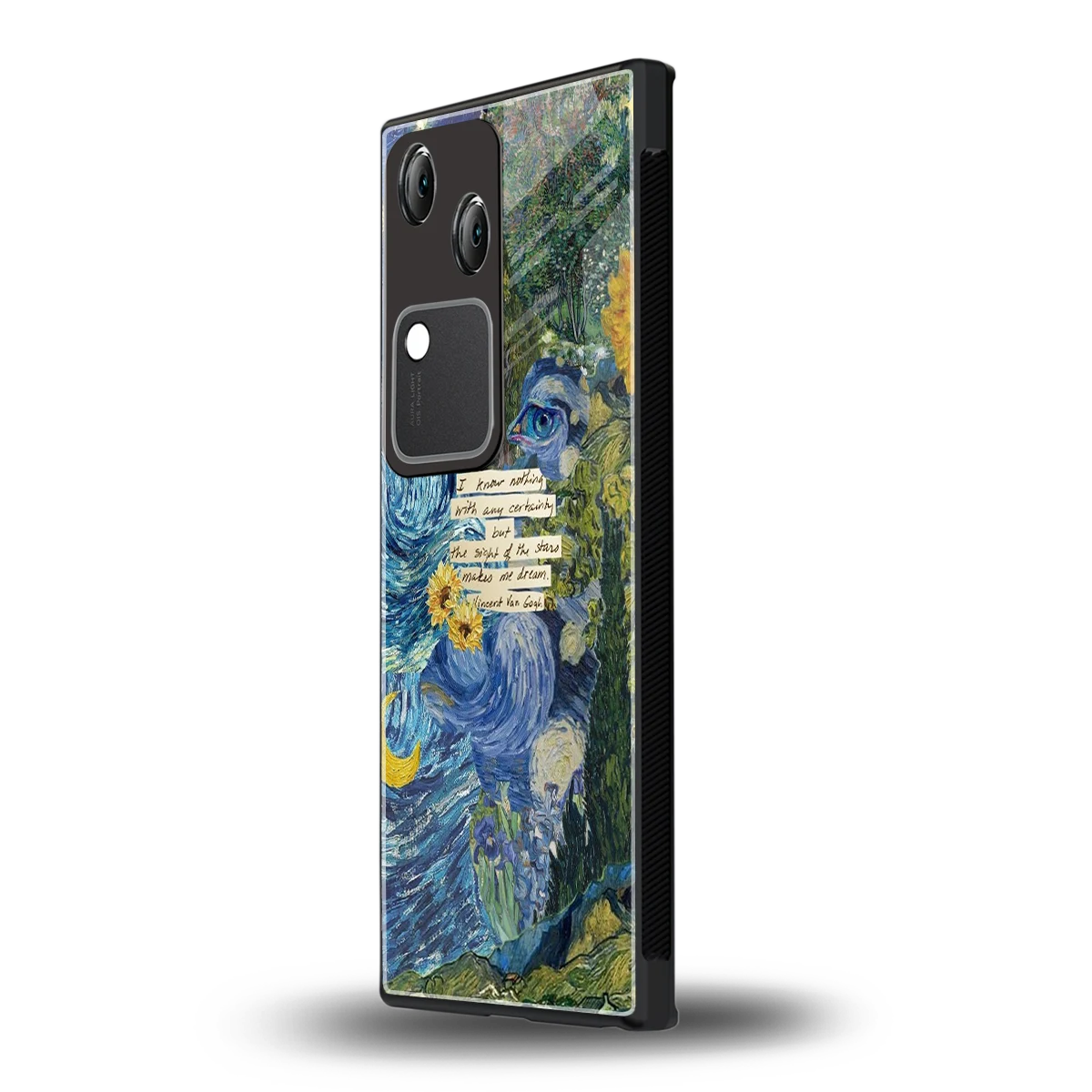 Masterpiece vivo v30 mobile cover | shockproof glass phone case