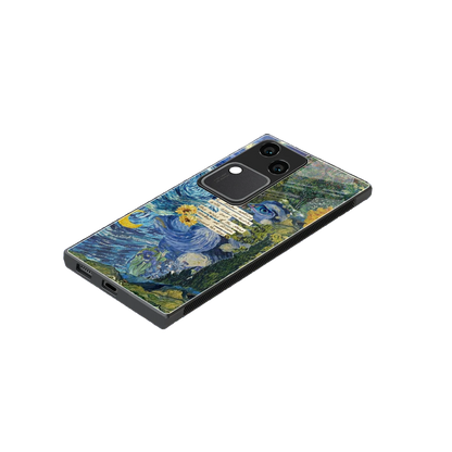Masterpiece stylish phone case for vivo v30 | glossy glass and slim fit