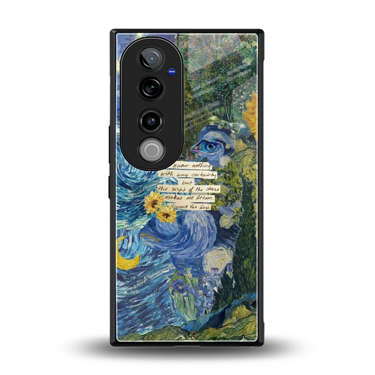 Masterpiece back phone cover | glass case for vivo v40 pro