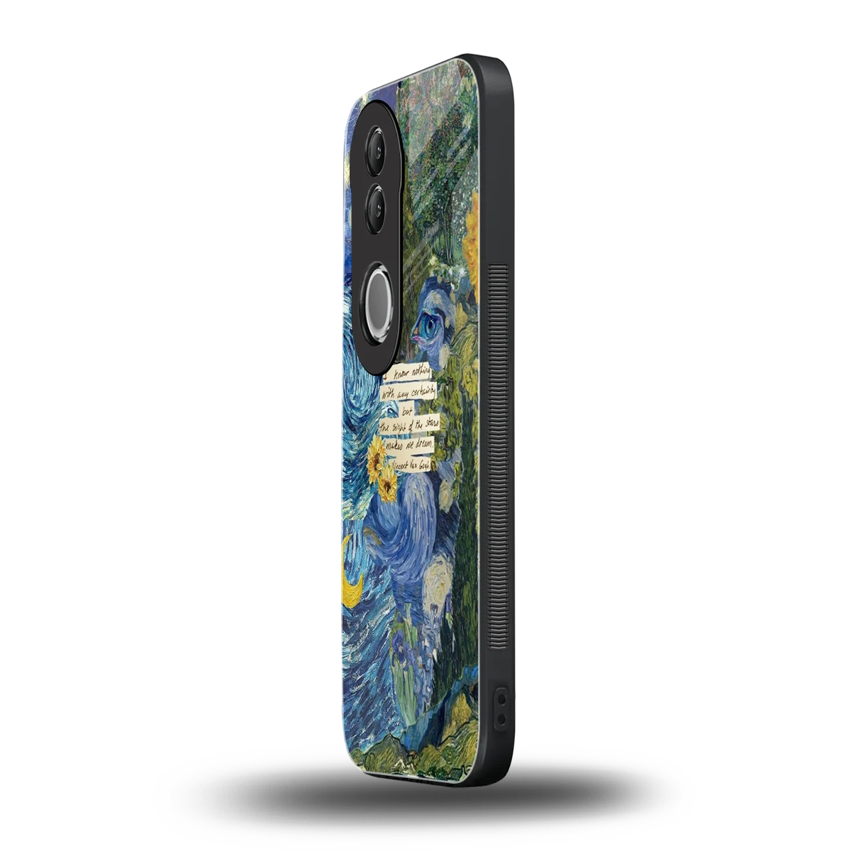 Masterpiece vivo v50 mobile cover | shockproof glass phone case