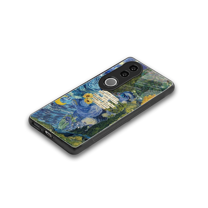 Masterpiece stylish phone case for vivo v50 | glossy glass and slim fit