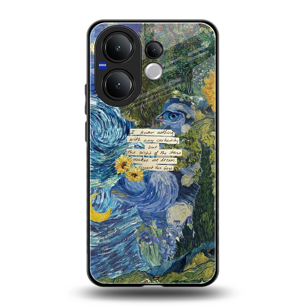 Masterpiece back phone cover | glass case for vivo v60