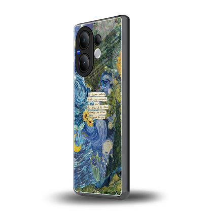 Masterpiece vivo v60 mobile cover | shockproof glass phone case