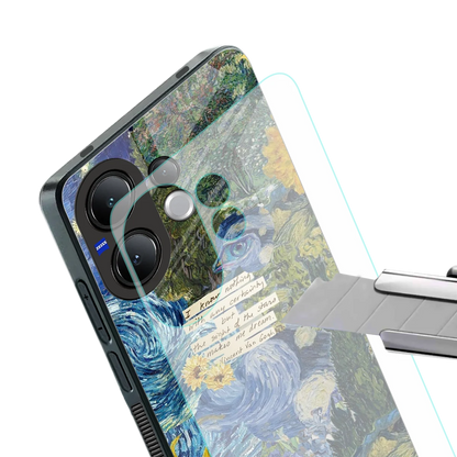 Masterpiece stylish phone case for vivo v60 | glossy glass and slim fit