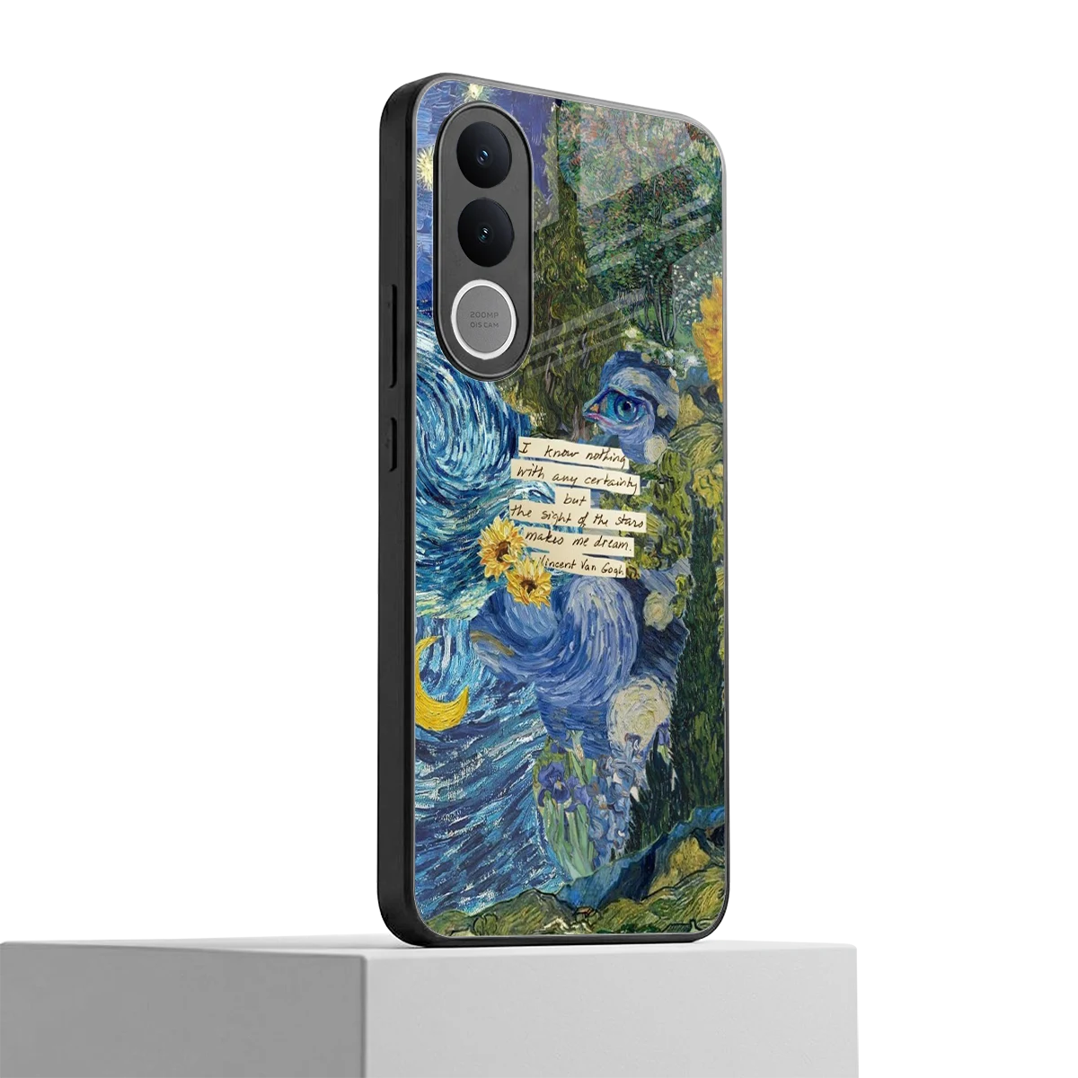 Masterpiece vivo v70 fe mobile cover | shockproof glass phone case