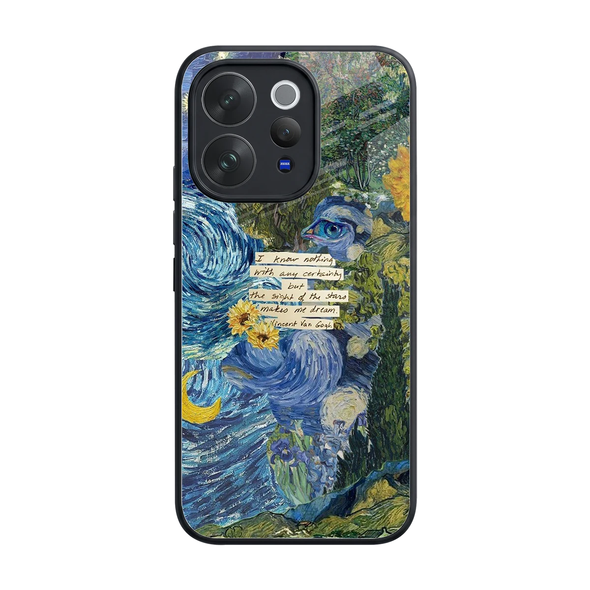 Masterpiece back phone cover | glass case for vivo v70