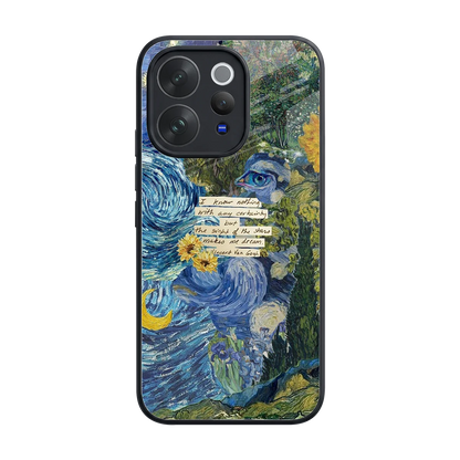 Masterpiece back phone cover | glass case for vivo v70