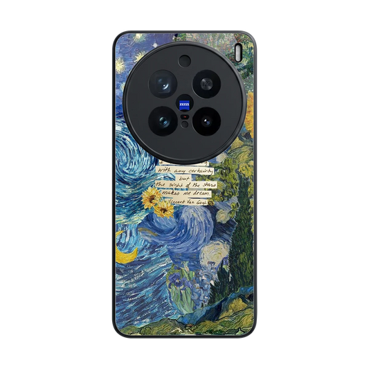 Masterpiece back phone cover | glass case for vivo x200 pro