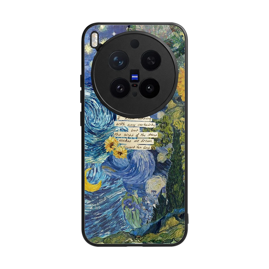 Masterpiece back phone cover | glass case for vivo x300 pro