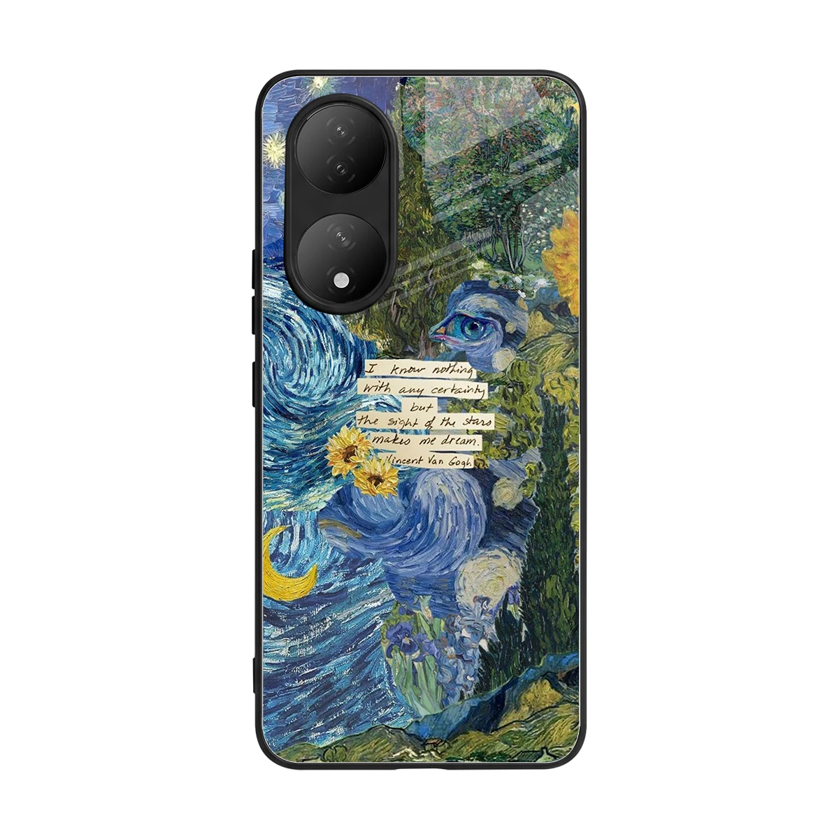 Masterpiece back phone cover | glass case for Vivo-y100