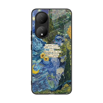 Masterpiece back phone cover | glass case for Vivo-y100