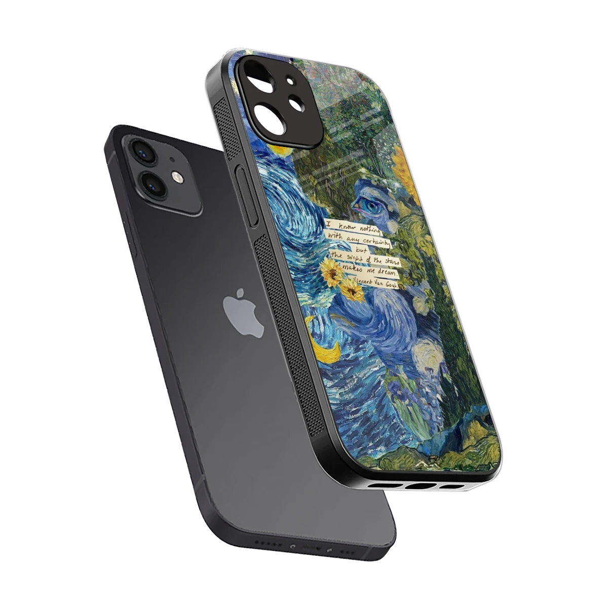 Masterpiece sleek iphone 11 cover with tempered glass back and TPU edges