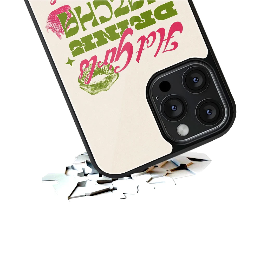 Durable Glass Back Mobile Case for iPhone, Samsung, OnePlus, Google Pixel, Redmi, Vivo, Oppo