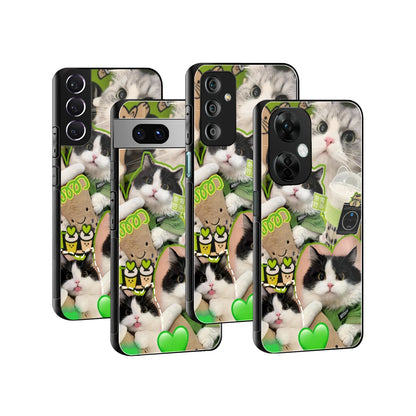 Stylish Glass Back Case for All Smartphones iPhone, Samsung, OnePlus, Pixel, Redmi, Oppo, Vivo, Motorola