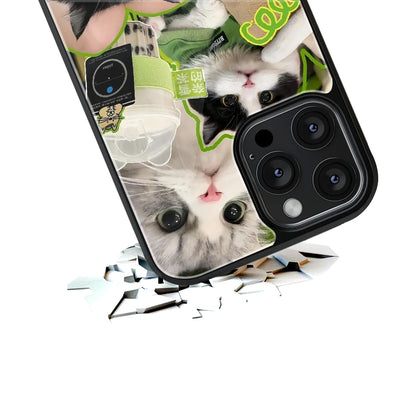 Durable Glass Back Mobile Case for iPhone, Samsung, OnePlus, Google Pixel, Redmi, Vivo, Oppo