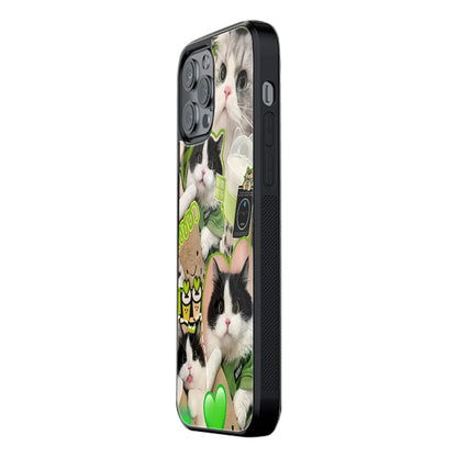 Trendy Glass Back Mobile Case for iPhone, Samsung, Redmi, OnePlus, Google Pixel, Motorola