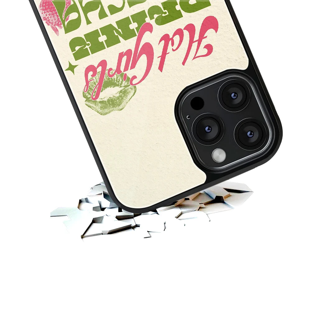 Durable Glass Back Mobile Case for iPhone, Samsung, OnePlus, Google Pixel, Redmi, Vivo, Oppo