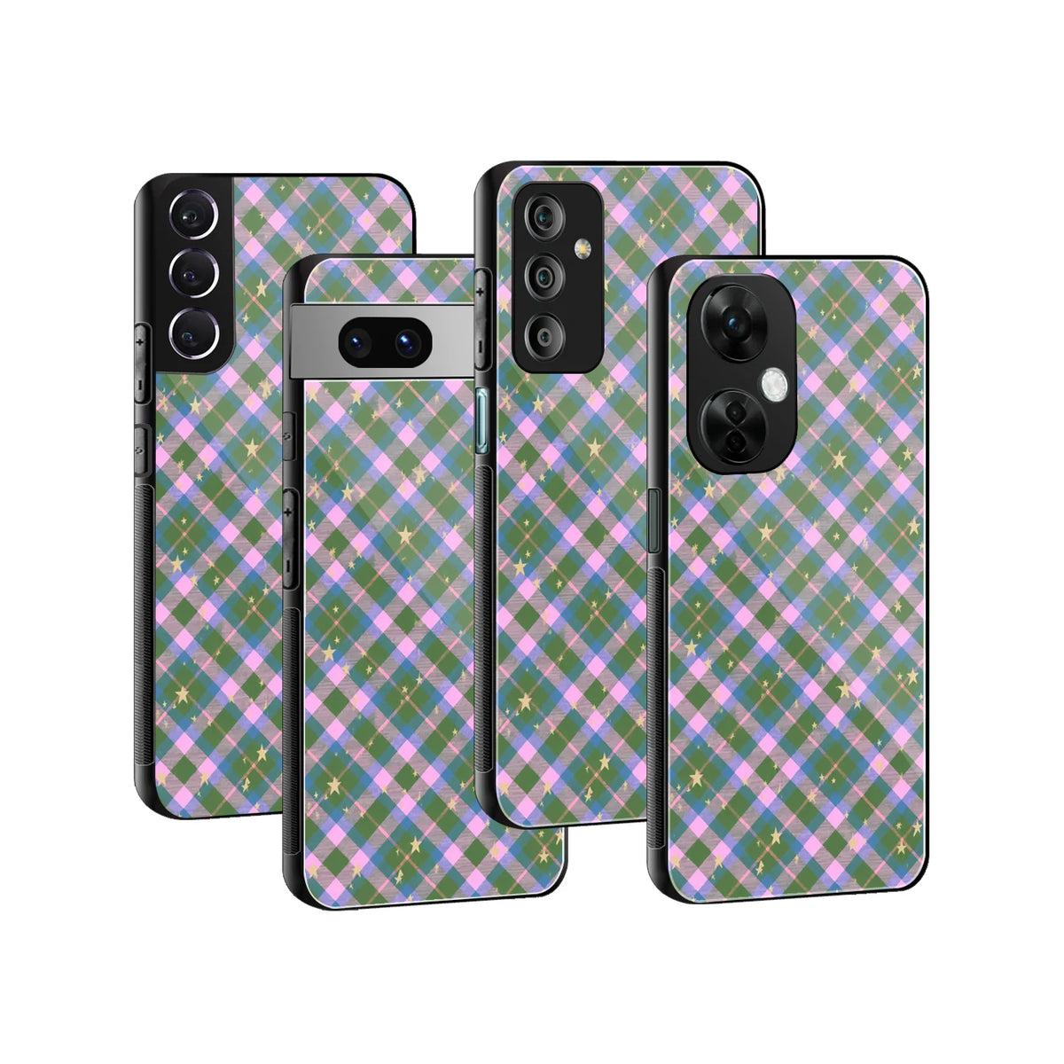 Stylish Glass Back Case for All Smartphones iPhone, Samsung, OnePlus, Pixel, Redmi, Oppo, Vivo, Motorola