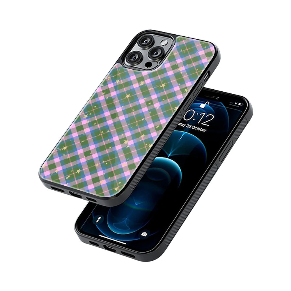 Protective Glass Back Phone Case Compatible with iPhone, Samsung, OnePlus, Pixel & More