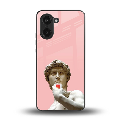 Mc David back phone cover | glass case for oneplus nord ce5 5g