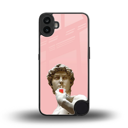 Mc David back phone cover | glass case for cmf nothing phone 1