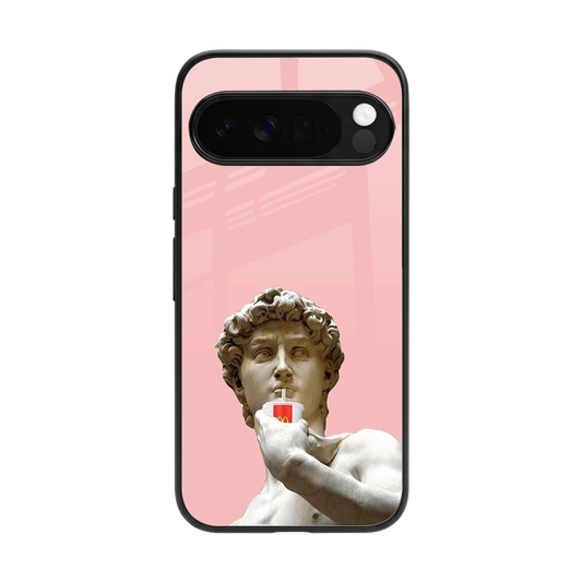 Mc David back phone cover | glass case for google pixel 10 pro xl