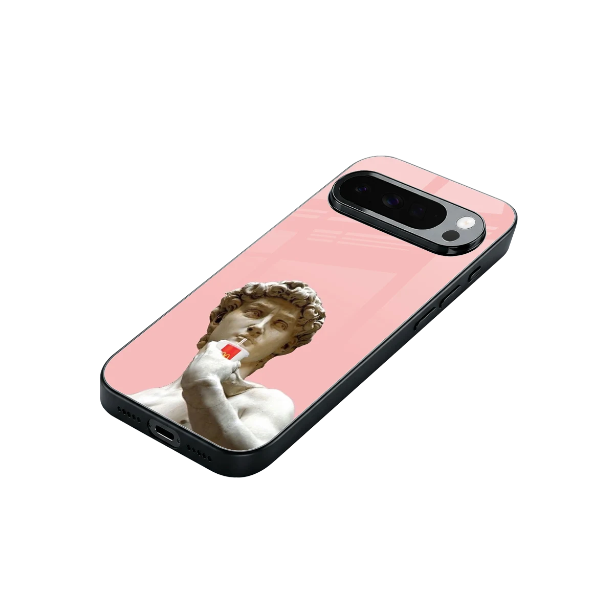 Mc David stylish phone case for google pixel 10 pro xl | glossy glass and slim fit