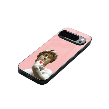 Mc David stylish phone case for google pixel 10 pro xl | glossy glass and slim fit