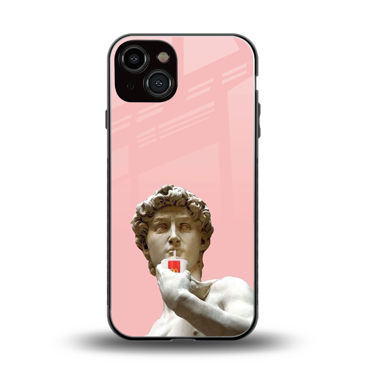 Mc David back phone cover | glass case for iphone 14