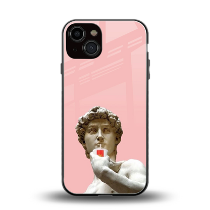 Mc David back phone cover | glass case for iphone 14