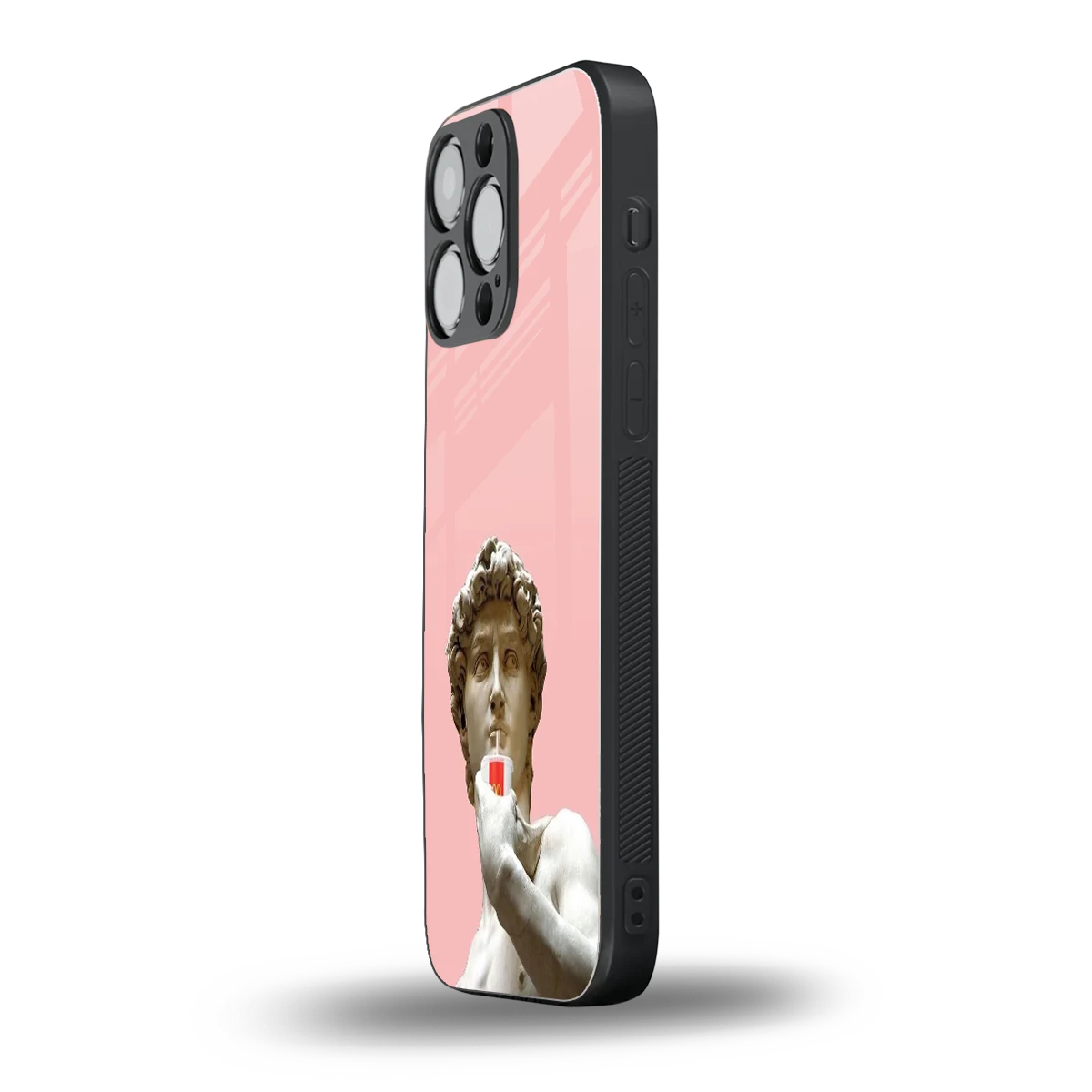 Mc David iphone 16 pro max mobile cover | shockproof glass phone case