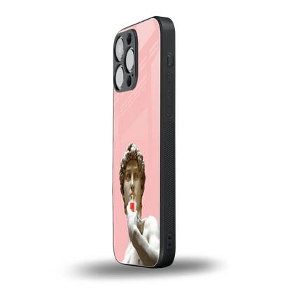 Mc David iphone 16 pro max mobile cover | shockproof glass phone case