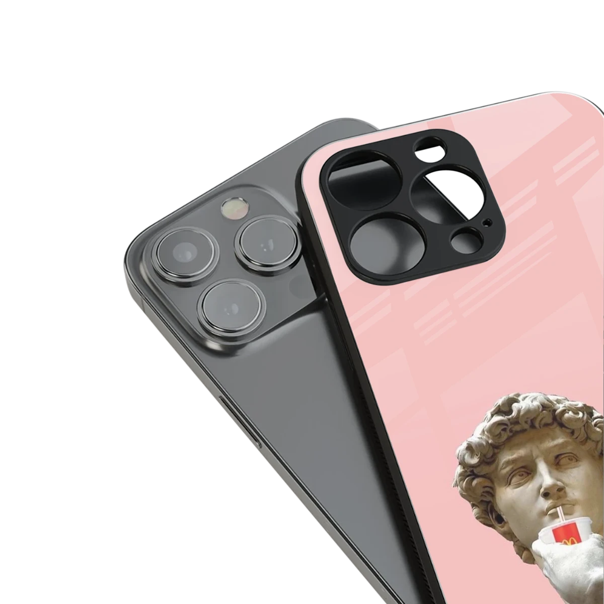 Mc David stylish phone case for iphone 14 | glossy glass and slim fit