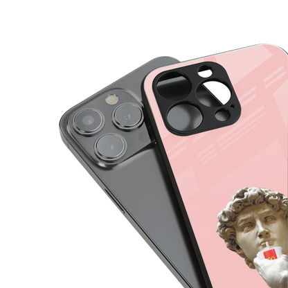 Mc David stylish phone case for iphone 14 | glossy glass and slim fit