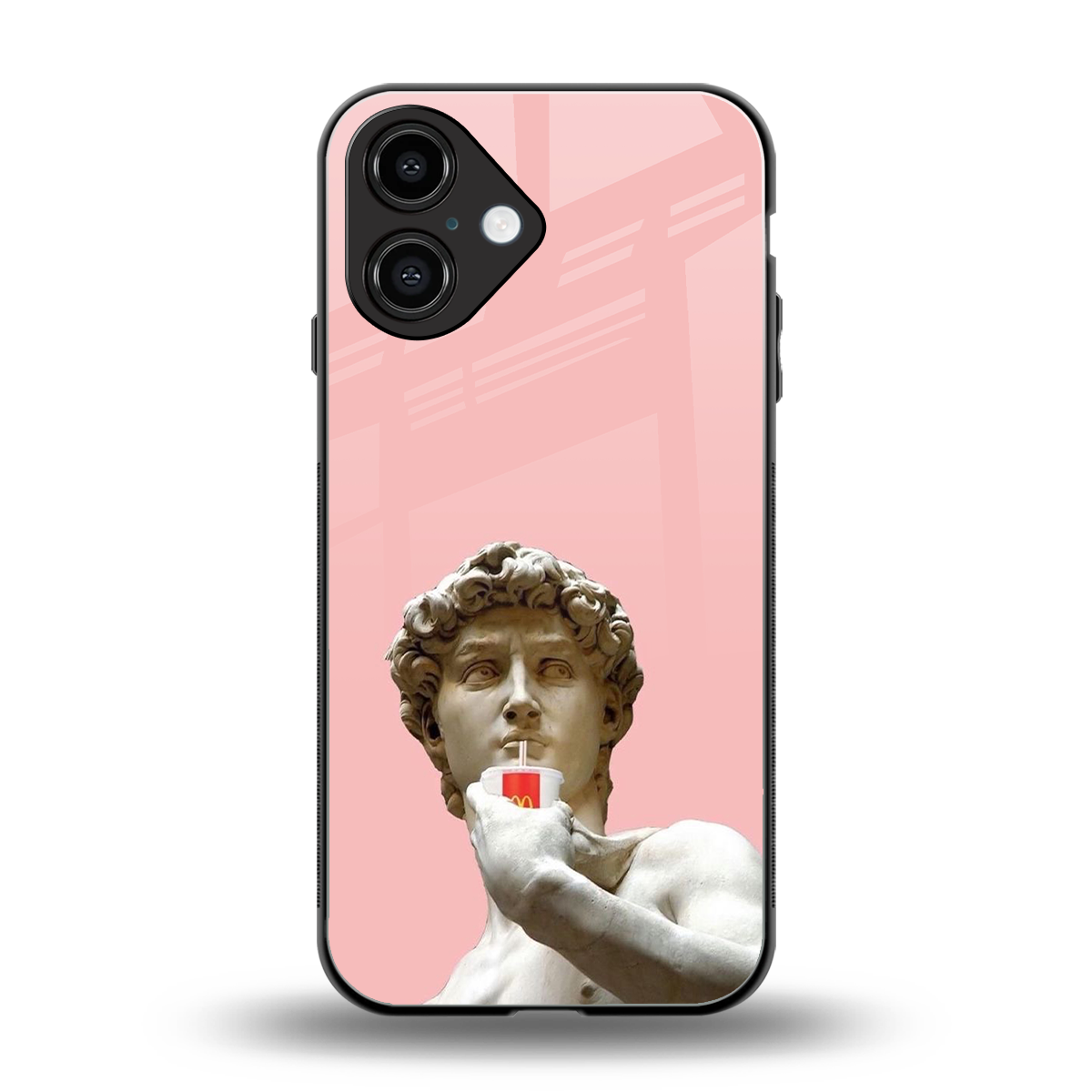 Mc David Phone Case for Iphone 16 | Glass Case