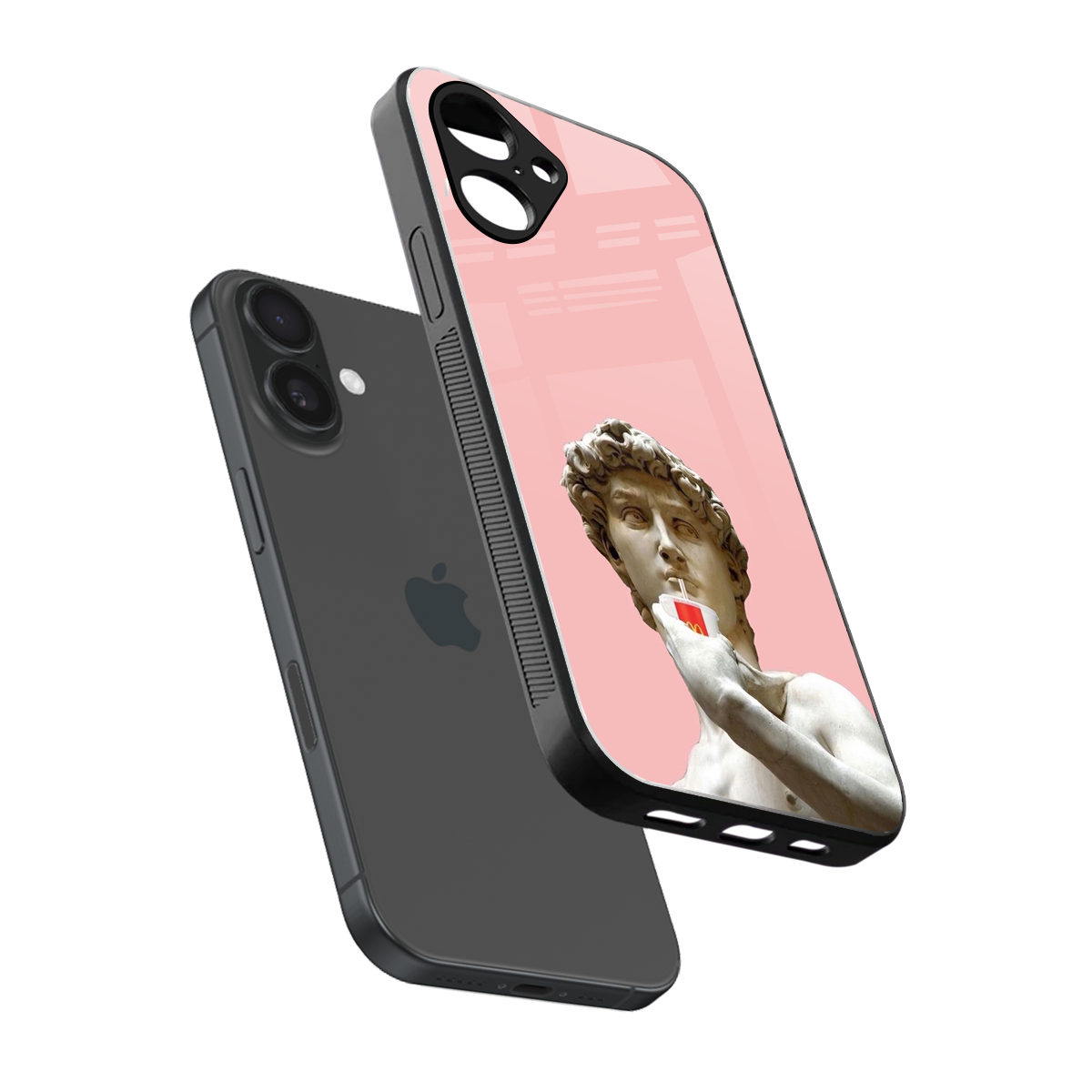 Mc David Phone Case for Iphone 16 | Glass Case